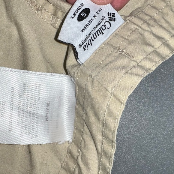 columbia tan cargo shorts size S - Picture 7 of 7